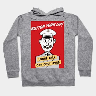 Button Your Lip Hoodie
